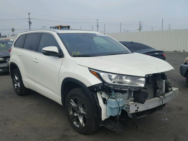 5TDYZRFH2JS247612 - 2018 TOYOTA HIGHLANDER WHITE photo 1