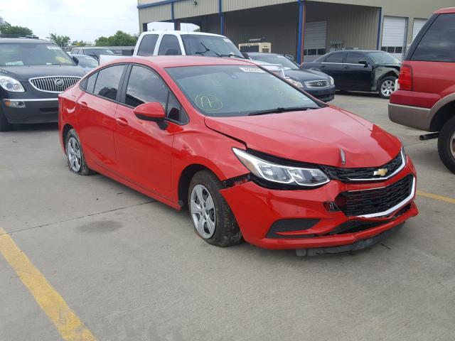 3G1BC5SMXHS528400 - 2017 CHEVROLET CRUZE LS RED photo 1