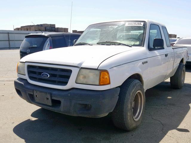 1FTYR14U31PA96209 - 2001 FORD RANGER SUP WHITE photo 2