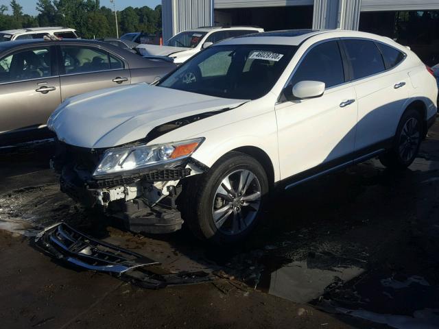 5J6TF1H34FL000861 - 2015 HONDA CROSSTOUR WHITE photo 2