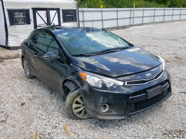 KNAFX6A8XG5619275 - 2016 KIA FORTE EX BLACK photo 1