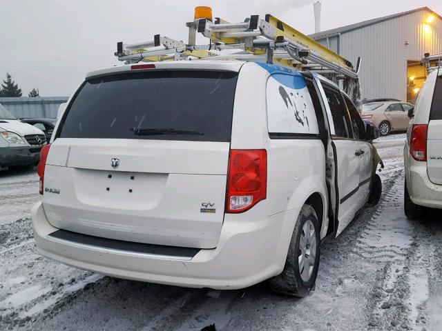 2C4JDGAG3CR366574 - 2012 DODGE RAM VAN WHITE photo 4