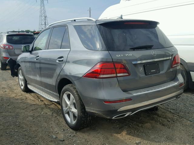 4JGDA5HB0HA982826 - 2017 MERCEDES-BENZ GLE 350 4M SILVER photo 3