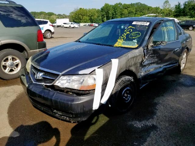 19UUA56682A007865 - 2002 ACURA 3.2TL GRAY photo 2