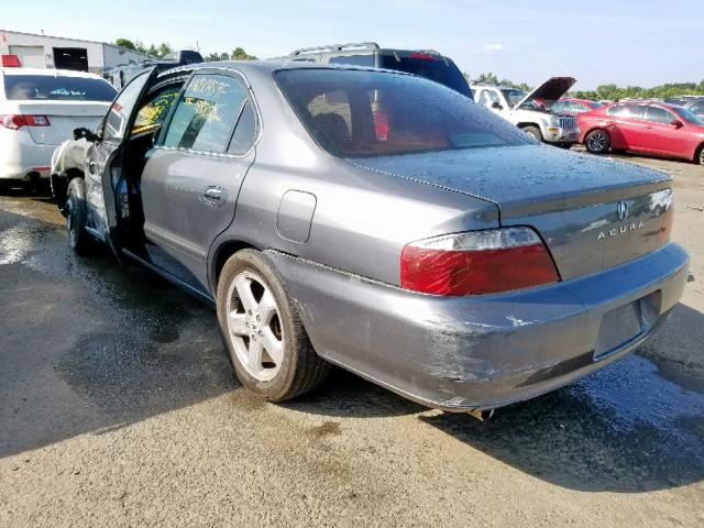 19UUA56682A007865 - 2002 ACURA 3.2TL GRAY photo 3