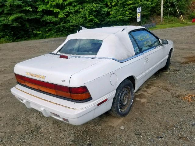 1C3EU4539SF610648 - 1995 CHRYSLER LEBARON GT WHITE photo 4