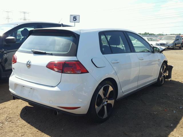 3VW447AU1HM030338 - 2017 VOLKSWAGEN GTI S/SE WHITE photo 4