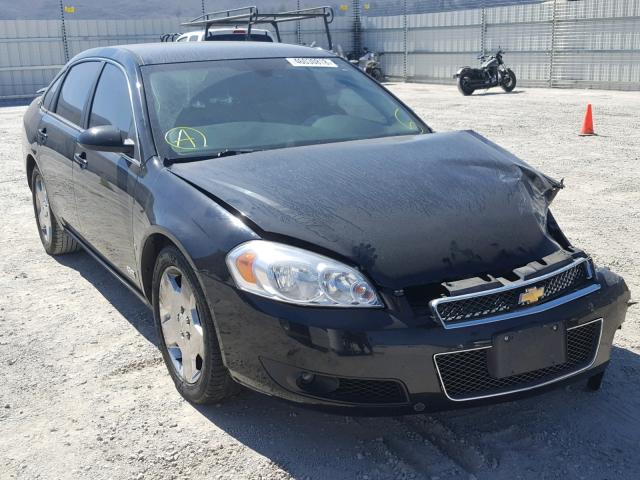 2G1WD58C681252189 - 2008 CHEVROLET IMPALA SUP შავი ფოტო 1