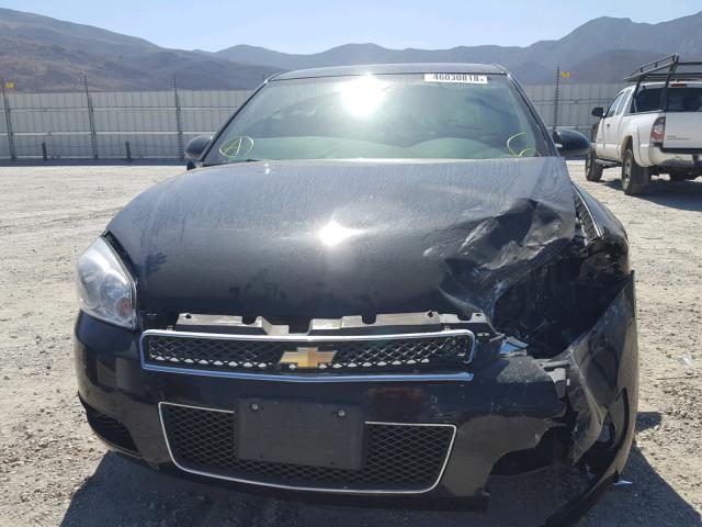 2G1WD58C681252189 - 2008 CHEVROLET IMPALA SUP შავი ფოტო 10