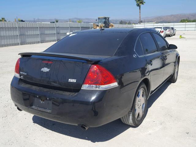 2G1WD58C681252189 - 2008 CHEVROLET IMPALA SUP შავი ფოტო 4