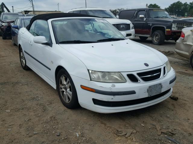 YS3FD79Y676100166 - 2007 SAAB 9-3 2.0T WHITE photo 1