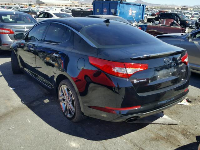 5XXGR4A6XDG129074 - 2013 KIA OPTIMA SX BLACK photo 3