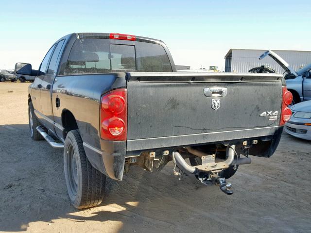 1D7HU18227S264473 - 2007 DODGE RAM 1500 S BLACK photo 3