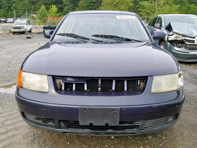 WVWMA63B5XE215692 - 1999 VOLKSWAGEN PASSAT GLS BLUE photo 9