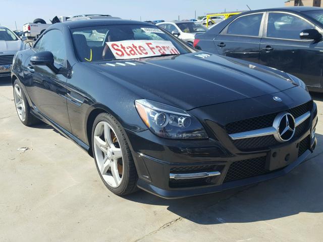 WDDPK5HA5CF024899 - 2012 MERCEDES-BENZ SLK 350 BLACK photo 1