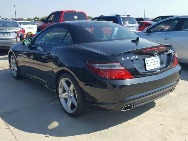 WDDPK5HA5CF024899 - 2012 MERCEDES-BENZ SLK 350 BLACK photo 3