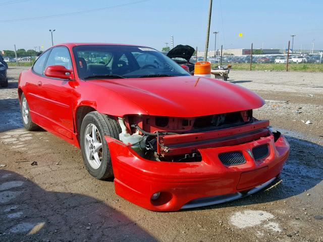 1G2WP12K9XF347106 - 1999 PONTIAC GRAND PRIX RED photo 1