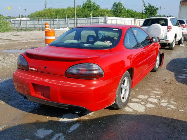1G2WP12K9XF347106 - 1999 PONTIAC GRAND PRIX RED photo 4