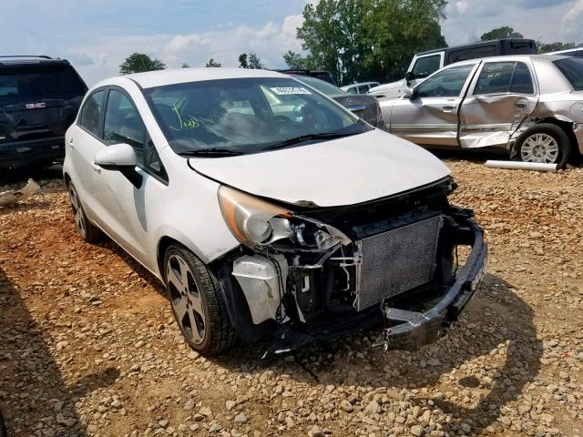 KNADN5A36D6159100 - 2013 KIA RIO EX WHITE photo 1