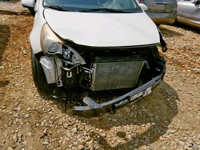 KNADN5A36D6159100 - 2013 KIA RIO EX WHITE photo 9