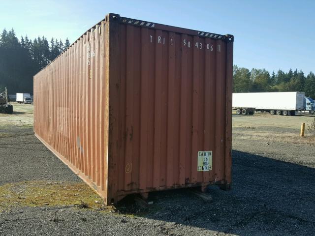 TR1U9843061 - 1992 HYUNDAI CONTAINER ORANGE photo 1