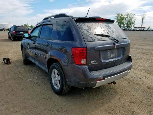 2CKDL63F376252251 - 2007 PONTIAC TORRENT GRAY photo 3