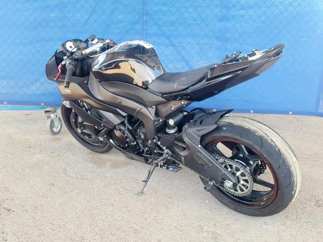 JKAZX4R18CA037604 - 2012 KAWASAKI ZX600 R BLACK photo 3