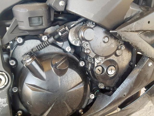 JKAZX4R18CA037604 - 2012 KAWASAKI ZX600 R BLACK photo 7