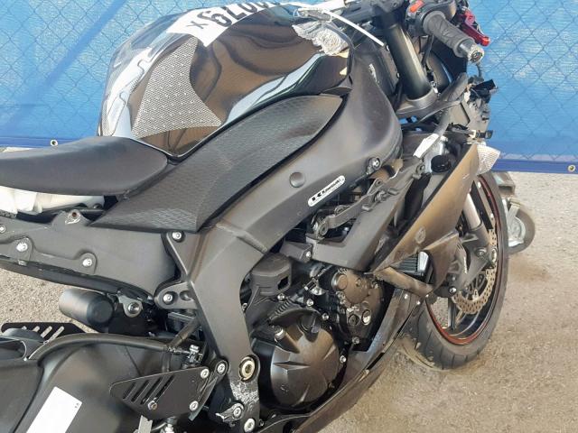 JKAZX4R18CA037604 - 2012 KAWASAKI ZX600 R BLACK photo 9