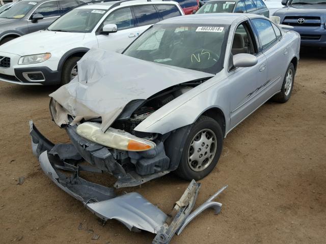 1G3NL52T6XC341056 - 1999 OLDSMOBILE ALERO GL SILVER photo 2