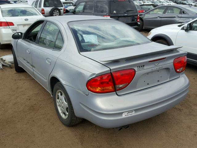 1G3NL52T6XC341056 - 1999 OLDSMOBILE ALERO GL SILVER photo 3