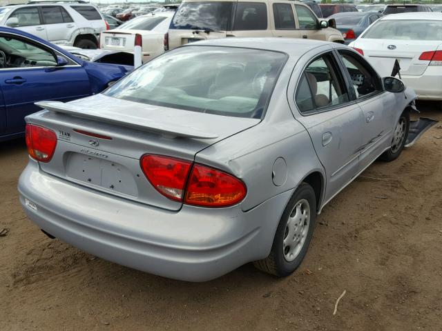 1G3NL52T6XC341056 - 1999 OLDSMOBILE ALERO GL SILVER photo 4