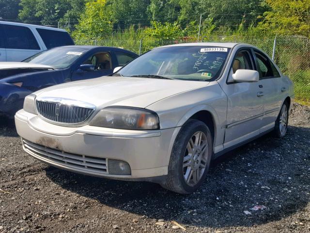 1LNHM87A75Y646838 - 2005 LINCOLN LS WHITE photo 2