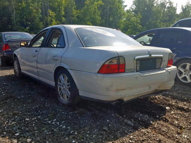 1LNHM87A75Y646838 - 2005 LINCOLN LS WHITE photo 3