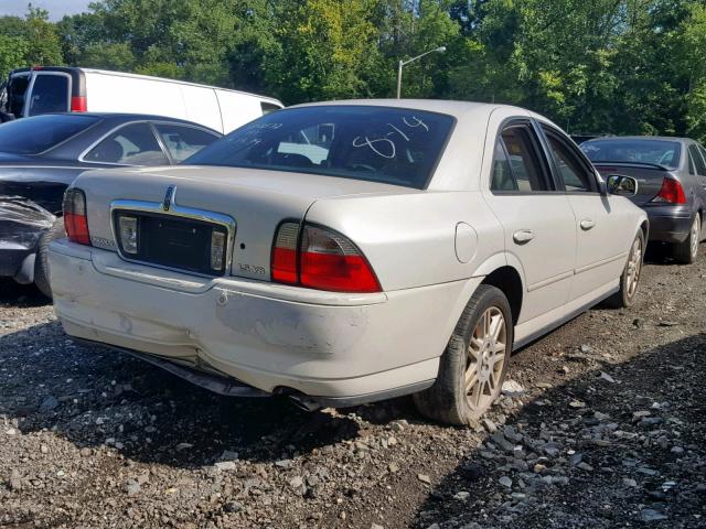 1LNHM87A75Y646838 - 2005 LINCOLN LS WHITE photo 4