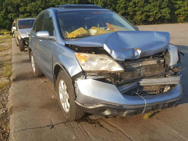 JHLRE38778C040939 - 2008 HONDA CR-V EXL BLUE photo 1