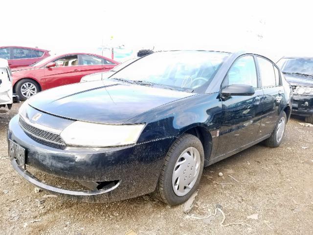 1G8AJ52F63Z108245 - 2003 SATURN ION LEVEL BLACK photo 2