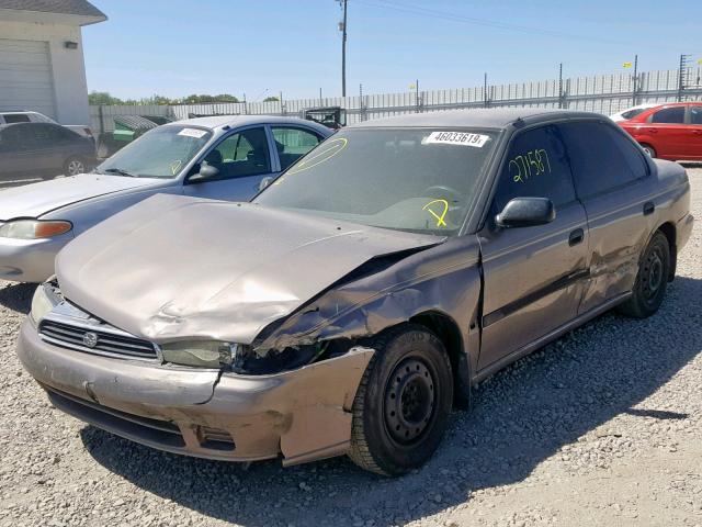 4S3BD6358S9214255 - 1995 SUBARU LEGACY L GRAY photo 2