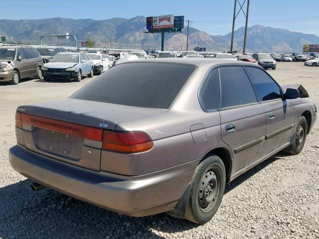 4S3BD6358S9214255 - 1995 SUBARU LEGACY L GRAY photo 4