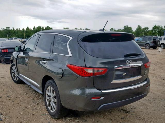 5N1AL0MN4DC308984 - 2013 INFINITI JX35 GREEN photo 3