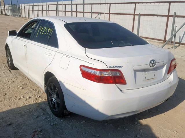 4T1BE46K67U589810 - 2007 TOYOTA CAMRY NEW WHITE photo 3