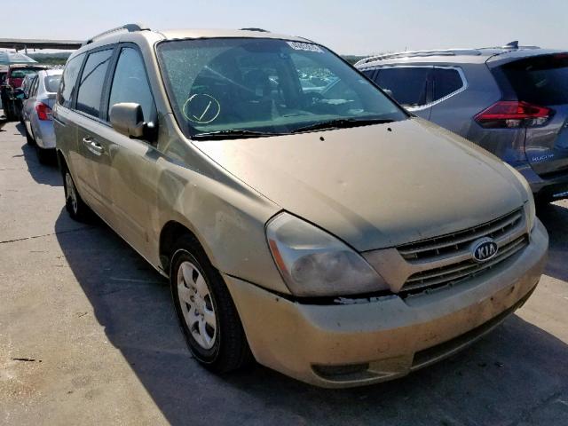 KNDMG4C34A6329552 - 2010 KIA SEDONA LX GOLD photo 1