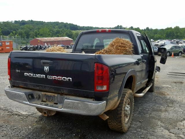 3D7KS28D36G236643 - 2006 DODGE RAM 2500 S შავი ფოტო 4