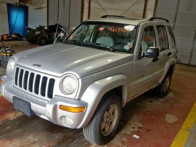 1J4GL58K22W141770 - 2002 JEEP LIBERTY LI SILVER photo 2