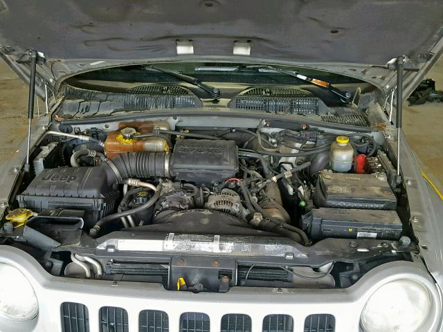 1J4GL58K22W141770 - 2002 JEEP LIBERTY LI SILVER photo 7