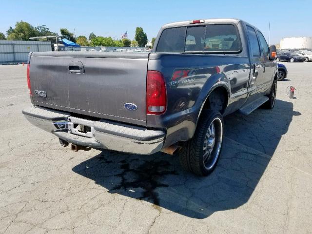 1FTSW31S33EB52452 - 2003 FORD F350 SRW S CHARCOAL photo 4