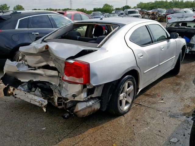 2B3CA3CVXAH108532 - 2010 DODGE CHARGER SX SILVER photo 4