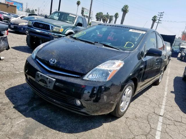 JTDKB20U373205421 - 2007 TOYOTA PRIUS BLACK photo 2