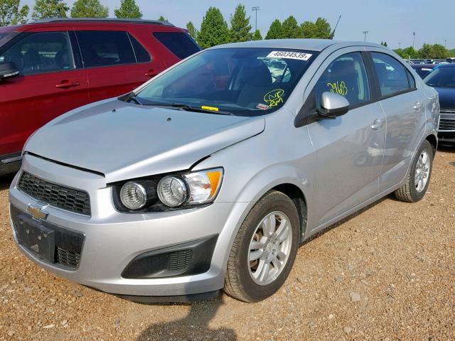 1G1JA5SH2C4115626 - 2012 CHEVROLET SONIC LS SILVER photo 2