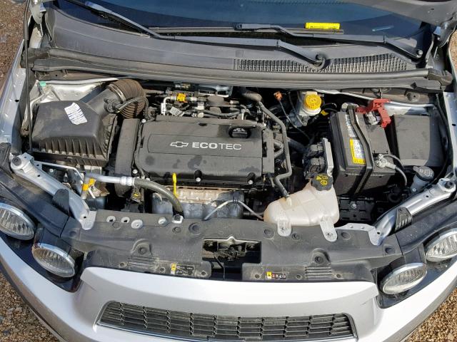 1G1JA5SH2C4115626 - 2012 CHEVROLET SONIC LS SILVER photo 7